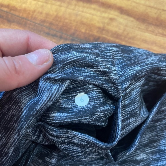 Lululemon Wunder Under Pant *Stirrup Dramatic Static White Black / Black - Picture 10 of 10